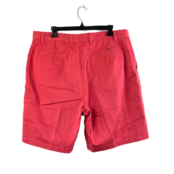 Men's Salmon Greg Norman Chino Shorts 36 - Picture 2 of 5